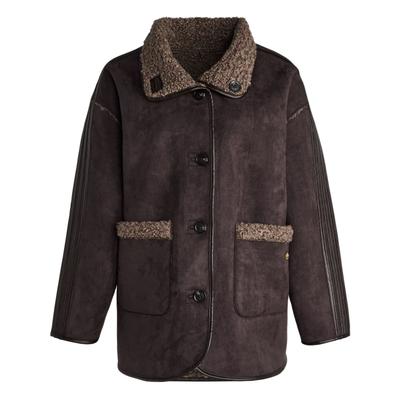 Originals FW25 Crafted Jacket Reversible Lambswool Sports Long Sleeve Jacket Women Jackets KT-3146