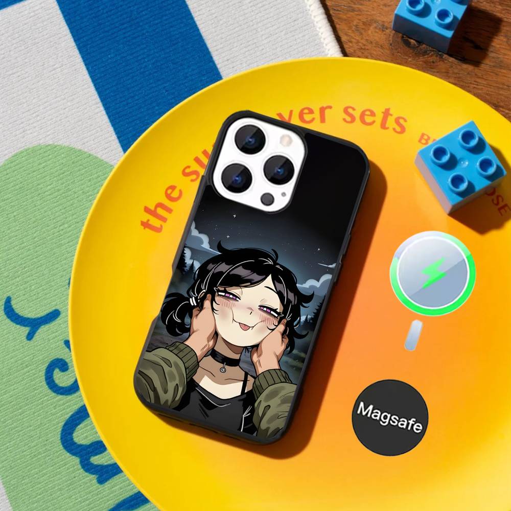 

The C-Coffin of Andy and L-Leyley For iPhone 17,16,15,14,13,12,11,Pro,Max,Plus Magnetic Wireless Charging Black Phone Case iPhone16plus