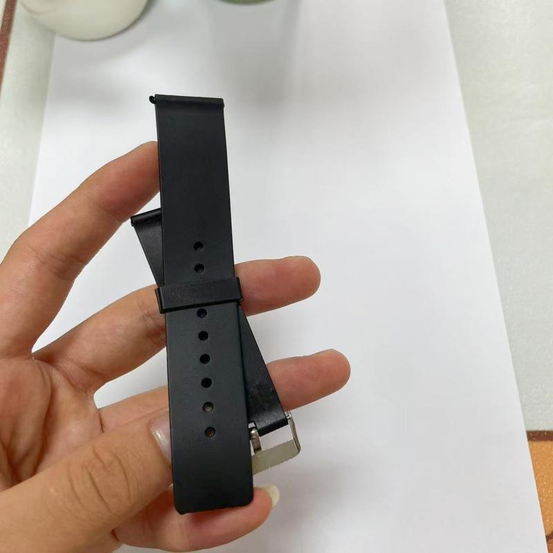 Special Strap, Rubber Silicone Wrist Strap, Fine Pattern Anti-Sweating Watch Strap 16 20Mm Special Leather High-End Watch