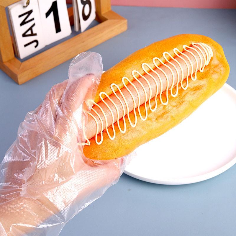 100-Piece Thickened PVC Disposable Food Gloves for Lobster and Household Use