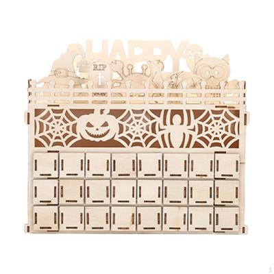 DIY Halloween Wooden Candy Drawer Box, Small Storage Solution for Tabletop Display