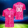 Maglia da Calcio Moda Asciugatura Rapida da Uomo Personalizzata Nome Numero T-shirt Personalità Estate Outdoor Fitness Sportiva Maglietta Top Nuova