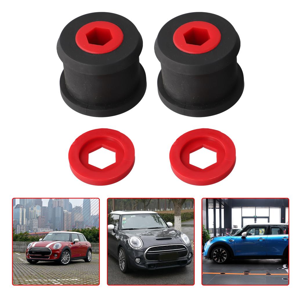 2x Front Wishbone Rear Bush For Mini For Cooper R50 R52 R53 R55 R56 R57 R58 R59 Suspension Bushing Sleeve Kit Car Accessories