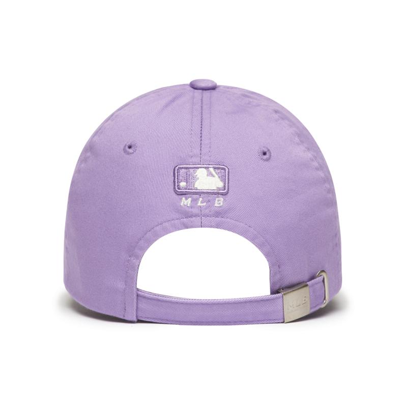 MLB Cotton Baseball Caps Unisex Purple Fashion 3ACP7701N-07LDS