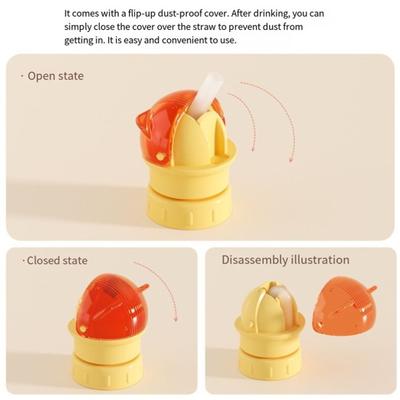Yousheng Bottle Cap Converter Universal Fit Spill-Proof Water Bottle Spout Conversion Cap with Straw Leak-Proof Water Bottles Spout Adapter Easy To