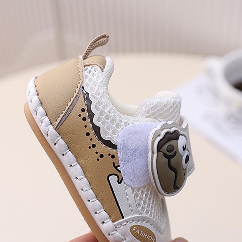 Spring 0-1 Year Old Boy Soft-soled Toddler Shoes Breathable Single Mesh Shoes 6-9 Months Female Infant Shoes