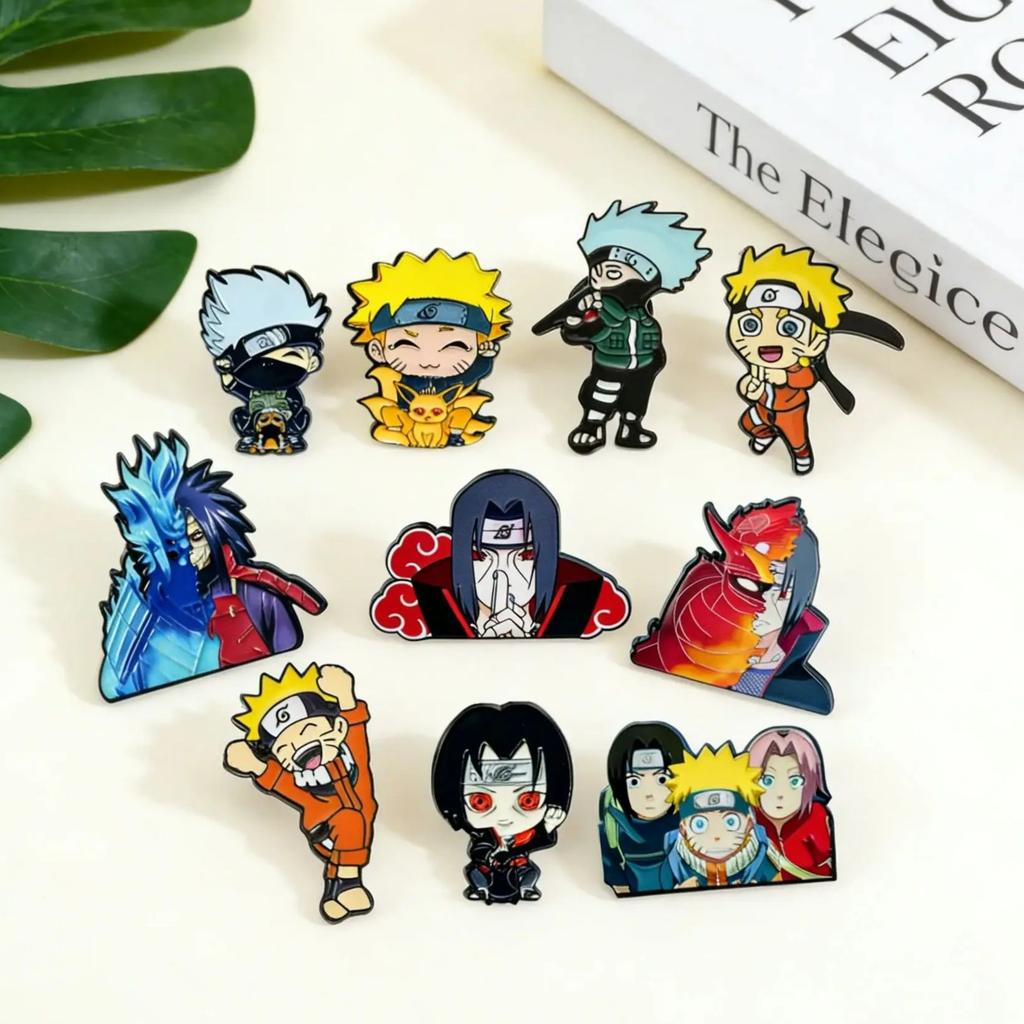Anime Brooches for Women Cartoon Enamel Pins Lapel Pins for Backpack Metal Badges Fashion Jewelry Accessories Decoration Gift