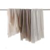 Cotton and linen scarf high-end spring and summer versatile solid color atmosphere yarn scarf sunscreen shawl simple scarf silk scarf