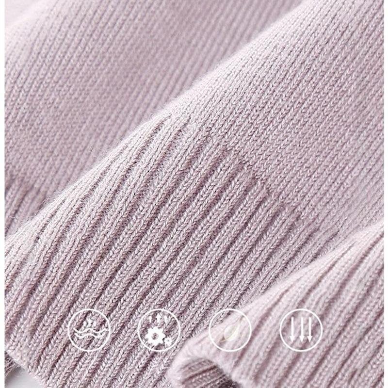 Spring  Autumn Women's Knit Top Two-Piece Set Color-Block Knit Cardigan Knit Short-Sleeve T-Shirt Two-Piece Set