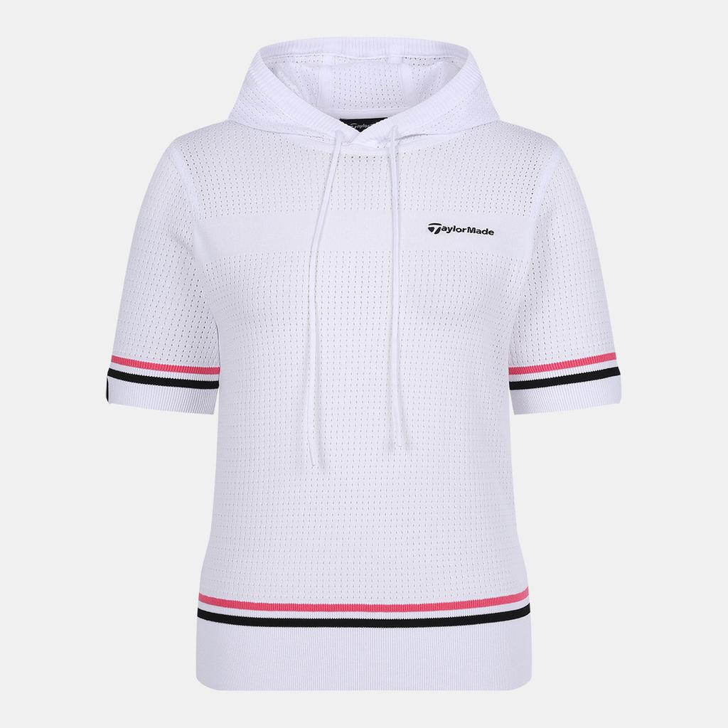 TAYLORMADE APPAREL Women'S Hooded Short Sleeve Knit T8031Sn6221-100