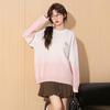 TonLion Women's Crew Neck Gradient Sweater