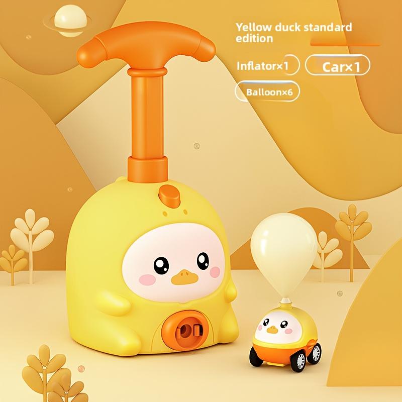 1pc Balloon Powered Car Toy Set,Manually Operated,Suitable for Children Aged 3 And Above, Educational Inertia Powered Vehicle,Fun Science Learning Toy