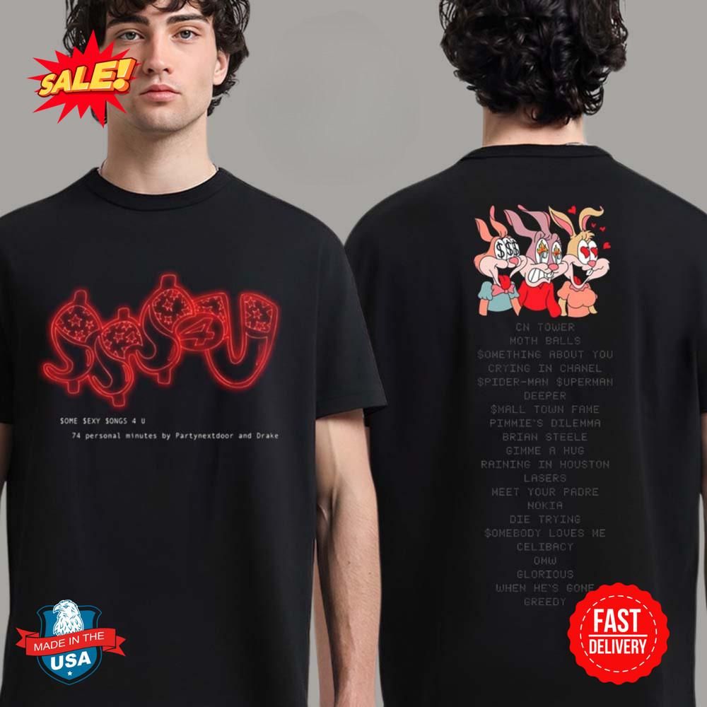 Some Sexy Songs 4 You Drake And Partynextdoor Official Logo And Album T-Shirt L