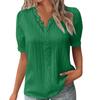 Fashionable Ladies Summer Hollow Short-sleeved Tops