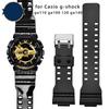 Dla Casio G-shock Czarno-złoty GA-110 GA-100 GA-120 Ga140 ga700 400 Żywica Silikon Pasek do zegarka sportowego Męski Gumowy pasek do zegarka 16mm