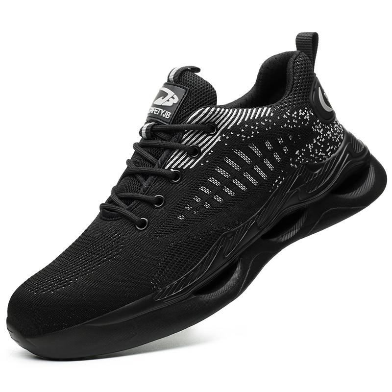 

ultra light safety shoes men breathable sneakers with steel toe cloud comfort work shoes anti-slip boots protective work shoes 37