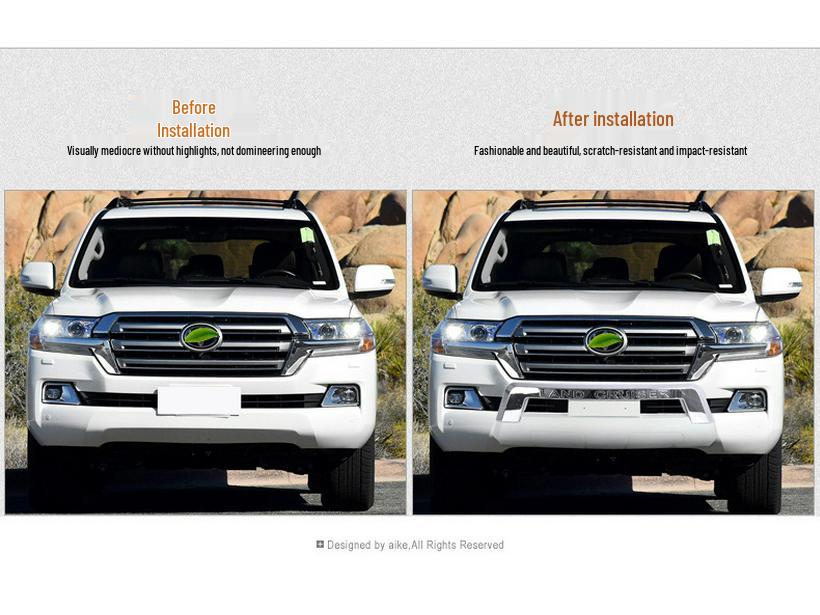 12-20 Land Cruiser LC200 Front Bumper Anti-Collision Bar