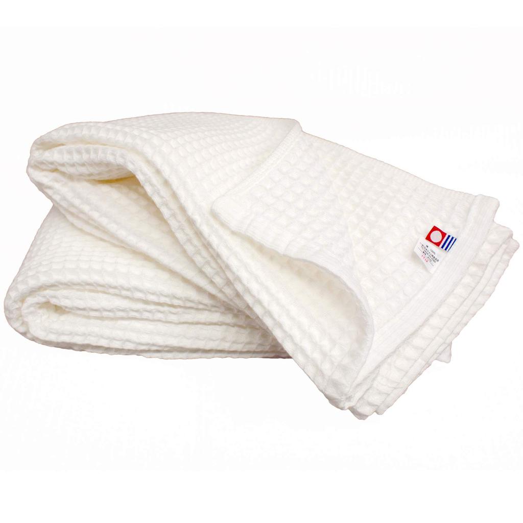 Imabari Towel (Imabari-towel) Imabari Waffle Towel, Ivory, Bath Towel, SB-459, 100231106201-01-01, Pack of 2