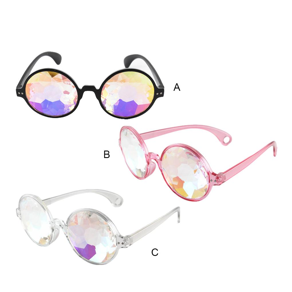 Sun Protection Eyewear Plastic Shell Matching Outdoor Party Spectacles Round Friend Daily Festival Sunglasses for Holiday