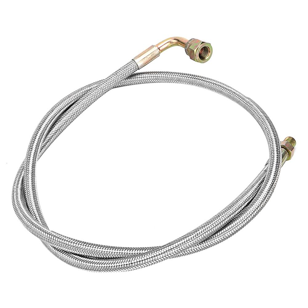 

36in Braided Steel Turbo Charge 1 8 Npt Oil Feed Line Fit for T3 T3 T4 T4 T70