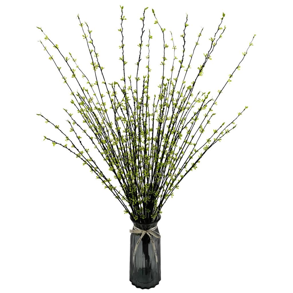 Realistic Plastic Dry Flower Branches For Wedding Decorations And Outdoor Arrangements