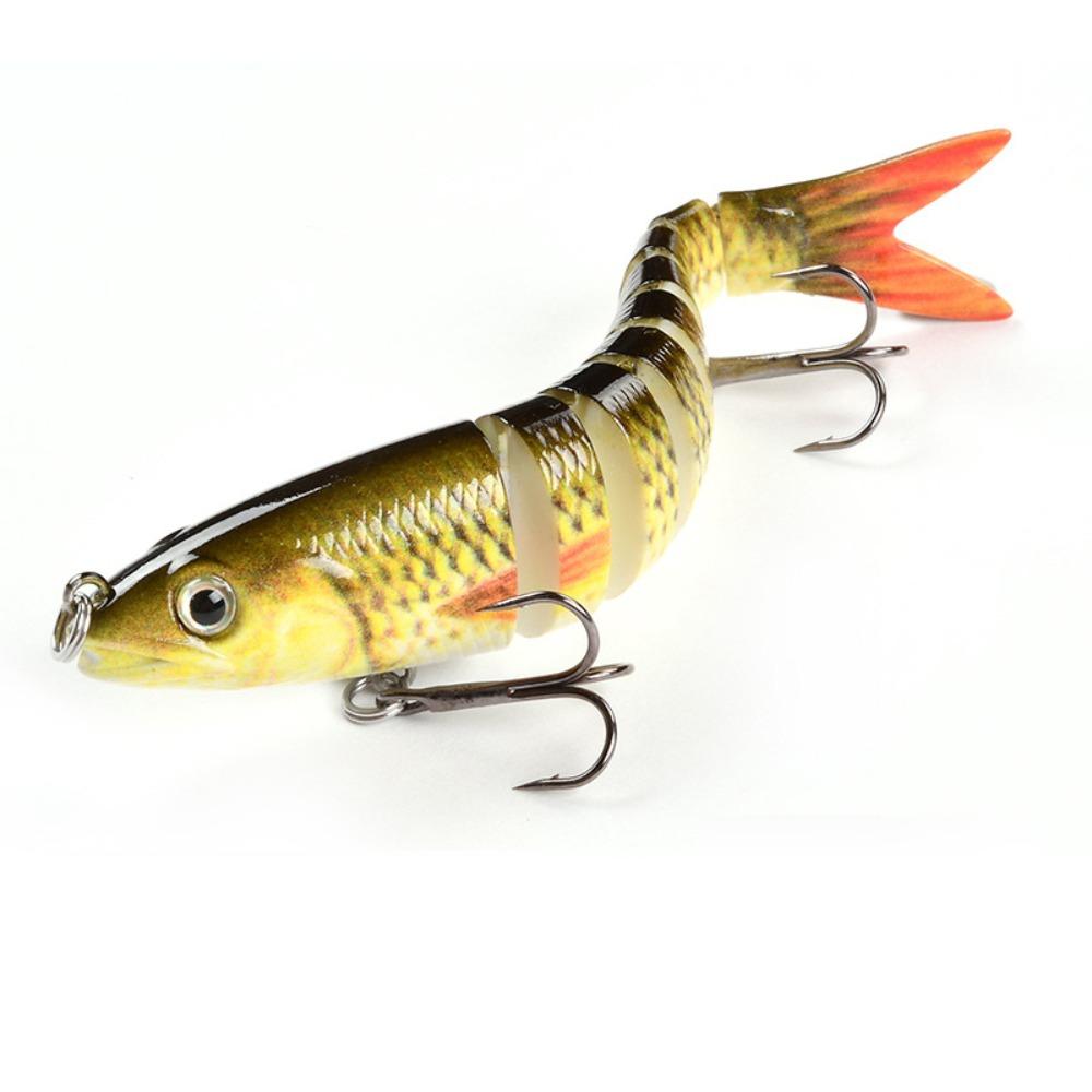 8 Segments 10cm Sinking Wobblers Vibrating Jointed Crankbait Prmeium Hard Vibrating Lures  Trolling