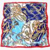 New Designs 90*90cm Square Silk Scarves Women Foulard Head Scarf Ladies Shawl Wrap Bandanna Female Chiffon Hijab Beach Scarf