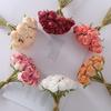 Gift 12 Head Artificial Flower Bouquet Silk Handmade Wedding Bouquet Romantic Lifelike Fake Flowers Wedding Decoration