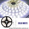 5V USB LED Strip Light with Hand Sweep Sensor ON/OFF Switch Dimmable 2835 Flexible Tape Lamp for TV Backlight Cabinet Room Decor
