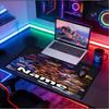 Custom Name Personalized Five Nights At Freddy's Pattern Mousepad, Laptop PC Desk Mat, Decorative Desk Mat for Home Keyboard Pad Gift