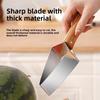 430 Stainless Steel Fruit Divider Triangular Watermelon Melon Cutter with Wooden Handle