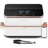 COSORI Oil-Free Fryer - Air Fryer Dual Blaze Twinfry Compact - Capacity 8.6L - 2700 W - White