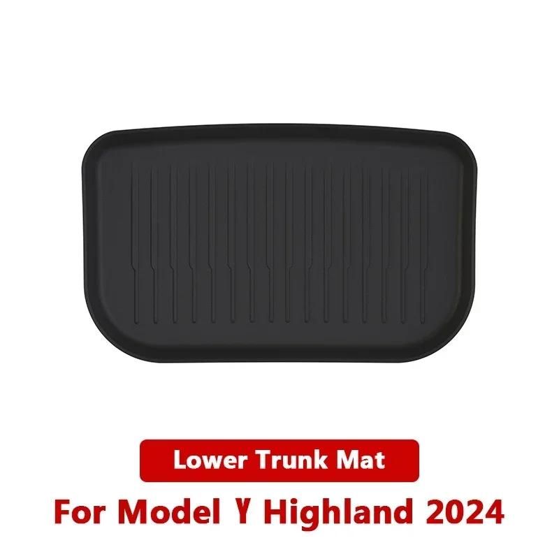 

Для Tesla Model 3/Y Highland 2025 Коврик в передний и задний багажник TPE Ковер Водонепроницаемые Погодоустойчивые Накладки Коврики Верхнего и Нижнего Слоя