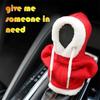 2023 New Car Fashion Hoodie Car Shift Knob Cover Manual Handle Gear Lever Decoration Hoodie Cover Auto Car Interior Accessories