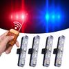 16 LED Wireless Car Emergency Flashing Light Car LED 12V Trailer Truck Strobos Police Warning Light Auto Diode Lamp