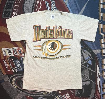 Vintage Washington Redskins Shirt Spike Diamond Medium Logo 7 1996 90s