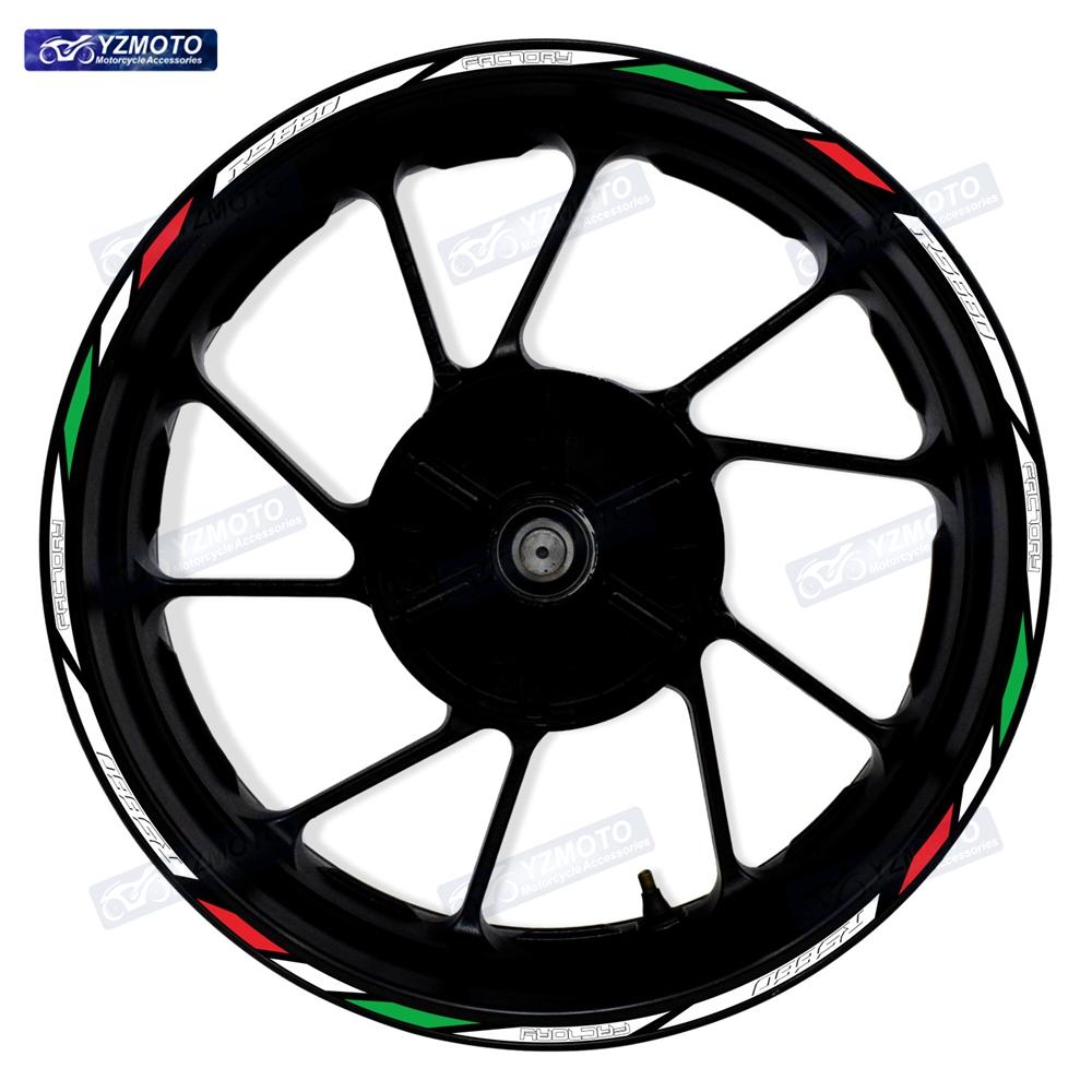 For RS660 RS 660 Motorcycle 17 Inch Racing Racing Wheel Stickers Car Reflective Rim Motorbike Bicycle Hub Tape Decal Sticker