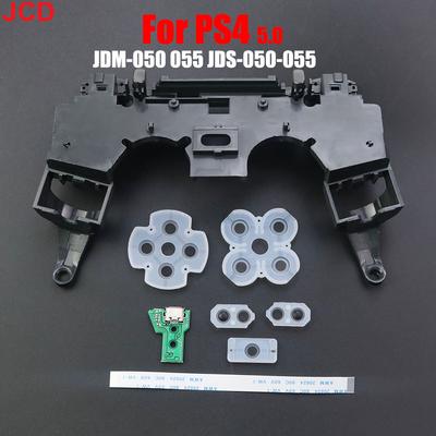 JDM 050 USB Charging Port USB Socket Board 12 Pin Flex Ribbon Cable Conductive Pad For PS4 5.0 JDM 055 Controller JDS-055 JDS055