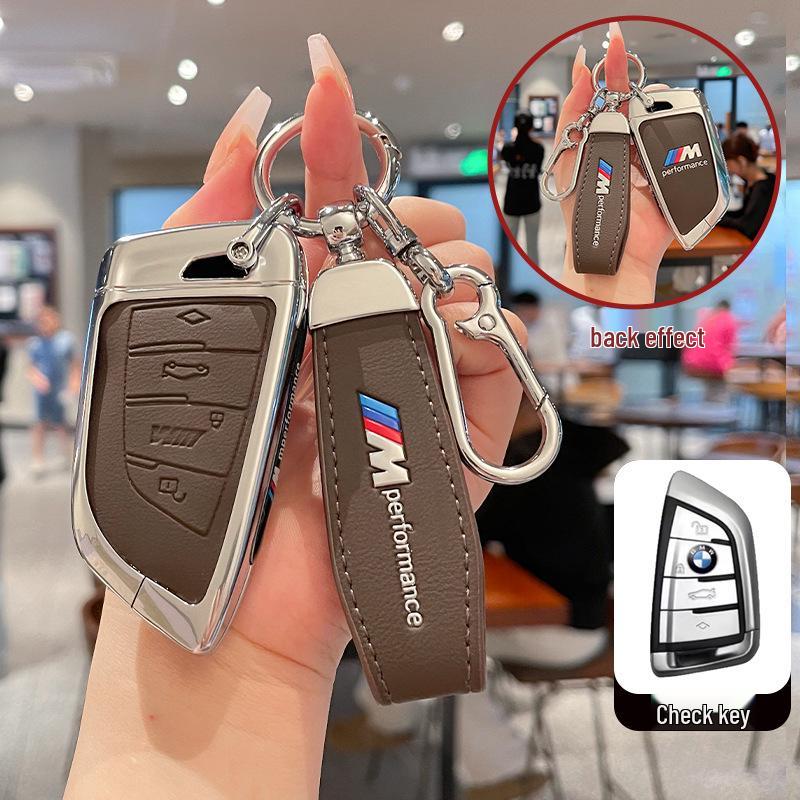 BMW Schlüsseletui für Modelle der 3er, 5er, 6er Serie & X1, X3, X5, X7 – Neue Klinge 530 & 320li Schale mit ix3 Schnalle
