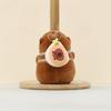 Capybara Pendant Plush Animal Keychain Bag Decoration Cute Doll Gift Holiday