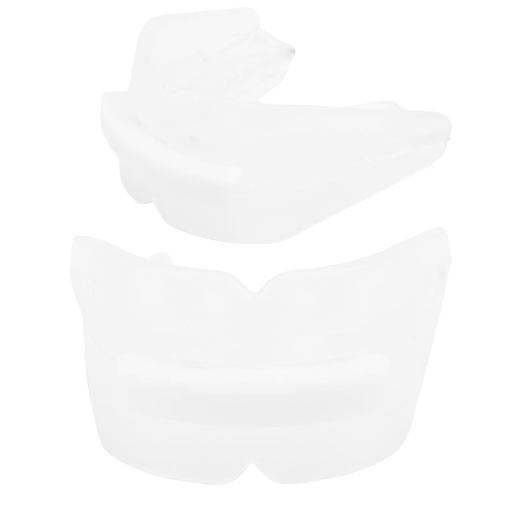 Sports DoubleSided Mouth Guard Upper and Lower Teeth Protector for BoxingBasketball