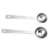 MDNG Stainless Steel Coffee Measuring Spoons with Scale, Small (Set of 2)