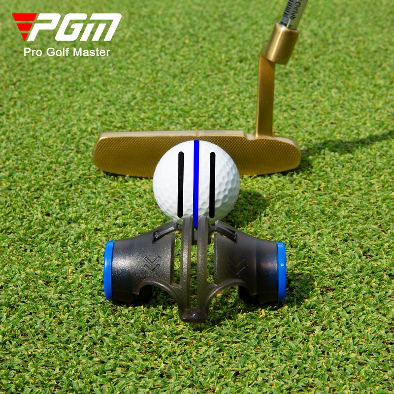 PGM Golf Ball Line Marker HXQ010 360-Degree Rotatable Can Draw Five Types of Lines Comes 2 Line-Marking Pens Golf Accessories Hxq010-2 marking pens with underlined lines