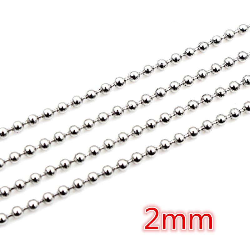 5 Meters/Lot Never Fade Stainless Steel Multi Styles Necklace Chains For DIY Jewelry Making Findings Accessories Handmade