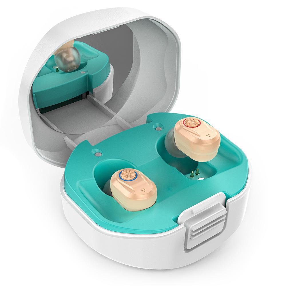 Digital Display TWS Charging Case Hearing Aid for Seniors - In-ear Sound Amplifier