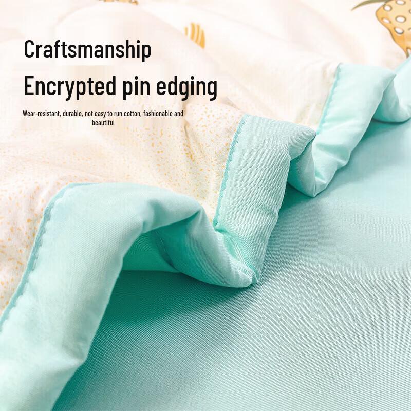 Pineapple Cartoon Washable Summer Quilt