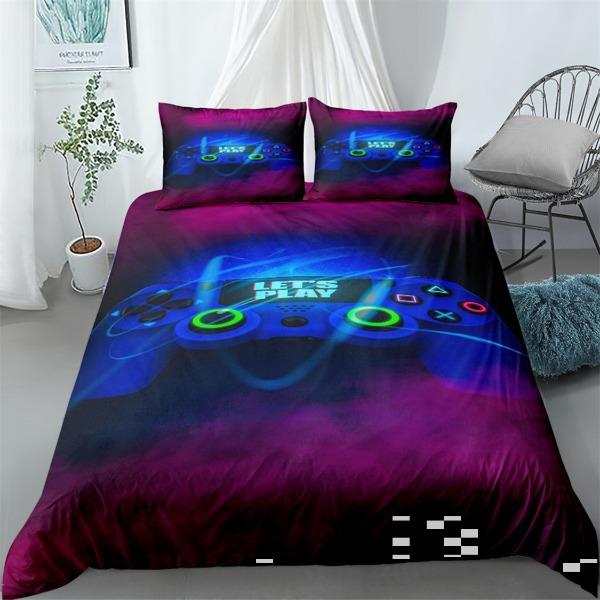 Spielekonsolen-Griff Zwei Serien Bettwäsche Dreiteiliges Eaby Heimtextil-Set