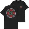 Skateboard Trendy Hip-hop Print T-shirt Men's Women's Cotton Short-sleeved Street Sports Leisure Loose Oversized Unisex Tees