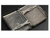 Vintage Antique Silver Dual-Use Cigarette Case for 6.5mm Medium/Regular Cigarettes - Holds 20/16 Count