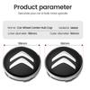 56/60MM Car Wheel Center Hub Caps Sticker Badge Tire Rim Covers For Citroen C4 C3 Xsara C-Elysee C5 C1 DS DS3 DS5 DS4 Picasso